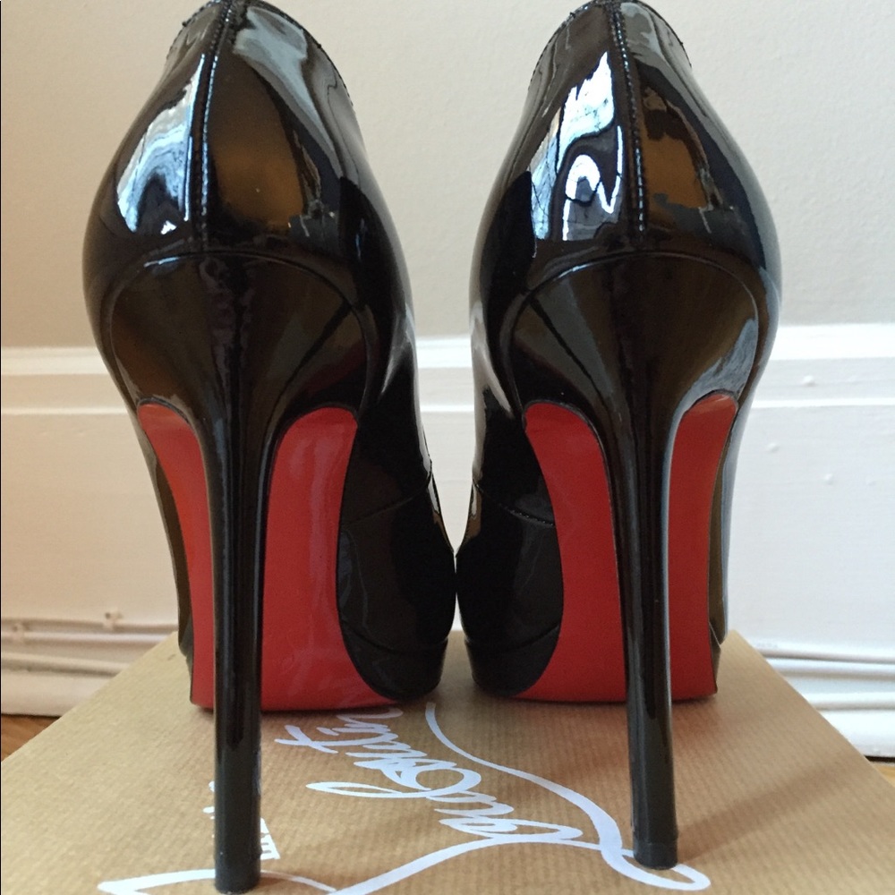 Christian Louboutin Pigalle Plato Black 37 Shoes